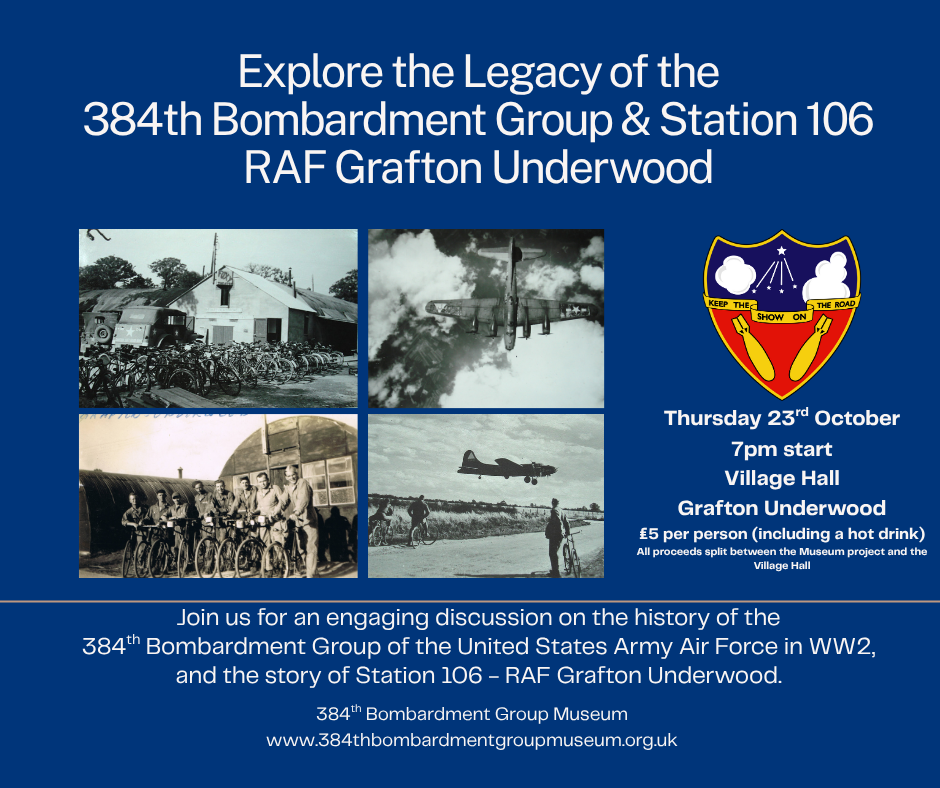 384th Bombardment Group & RAF Grafton Underwood Talk - Matt Smith